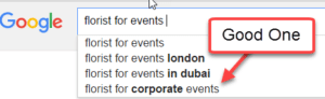 Google suggest search strategy